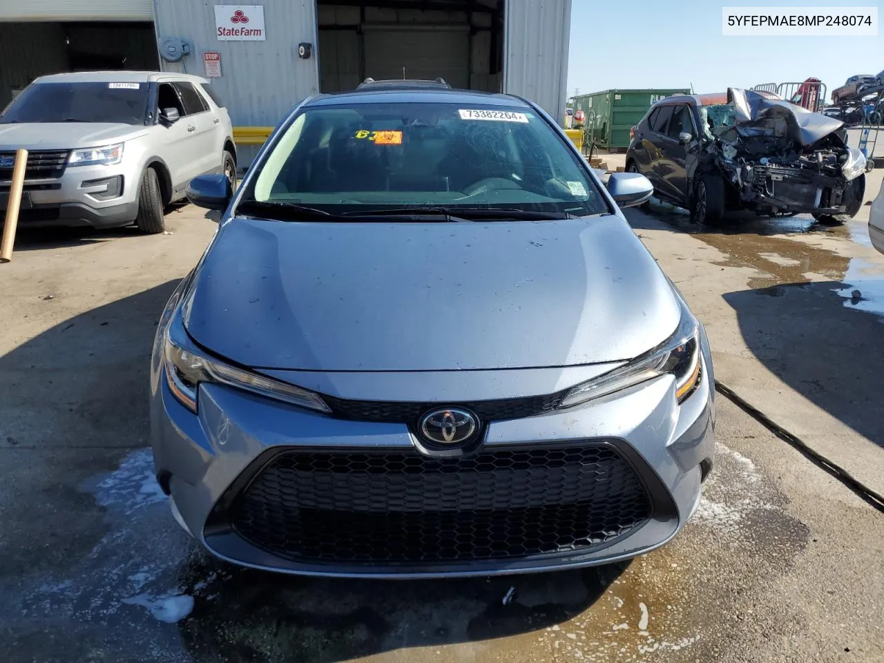 2021 Toyota Corolla Le VIN: 5YFEPMAE8MP248074 Lot: 73382264