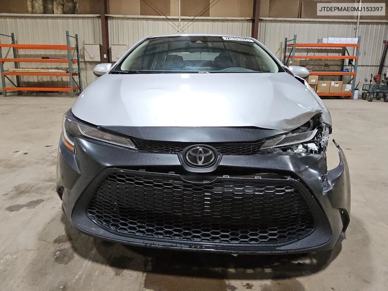 2021 Toyota Corolla Le VIN: JTDEPMAE0MJ153397 Lot: 73628934