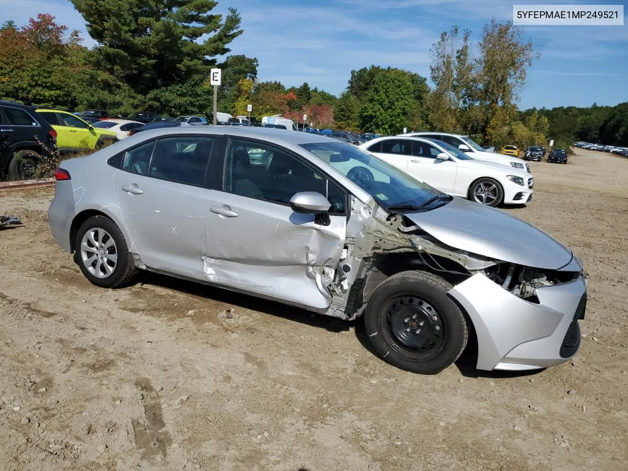 2021 Toyota Corolla Le VIN: 5YFEPMAE1MP249521 Lot: 73630494