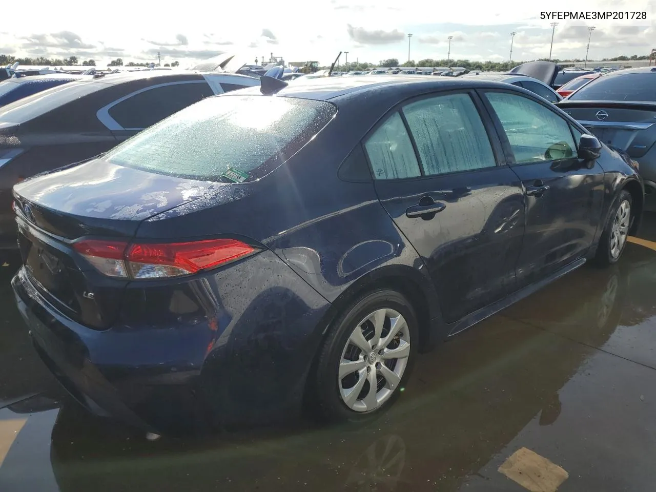 5YFEPMAE3MP201728 2021 Toyota Corolla Le