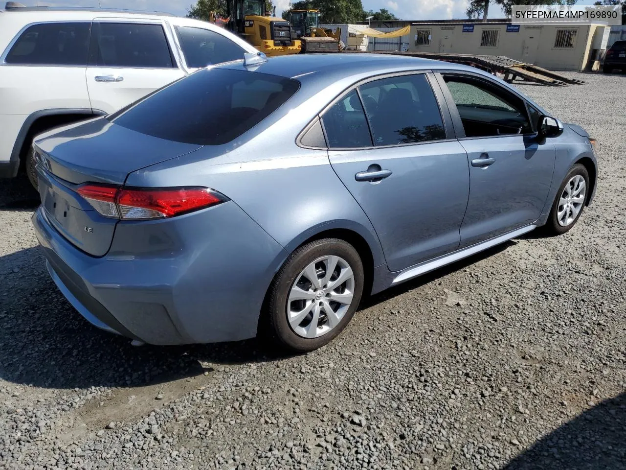 5YFEPMAE4MP169890 2021 Toyota Corolla Le