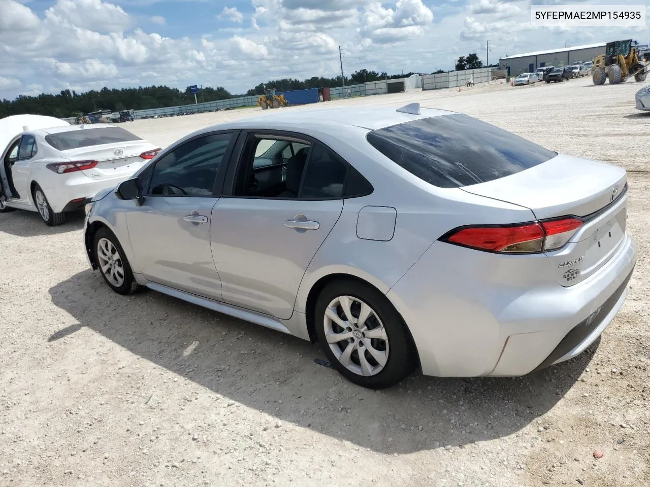 2021 Toyota Corolla Le VIN: 5YFEPMAE2MP154935 Lot: 73738644