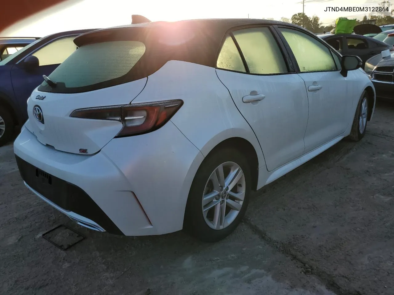 2021 Toyota Corolla Se VIN: JTND4MBE0M3122864 Lot: 73746714