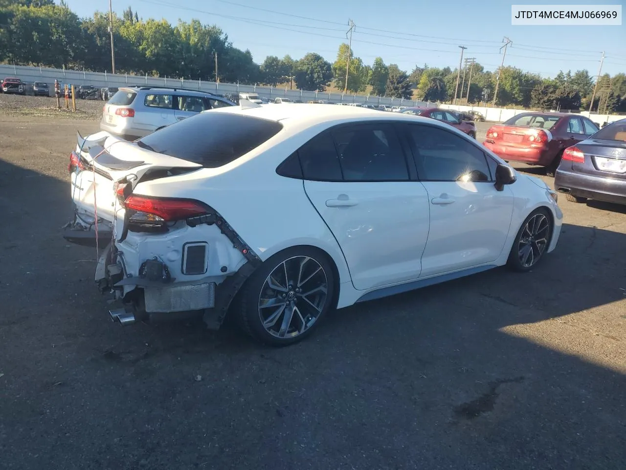 JTDT4MCE4MJ066969 2021 Toyota Corolla Xse