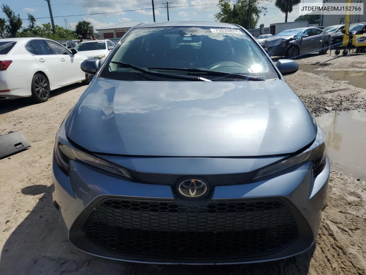 2021 Toyota Corolla Le VIN: JTDEPMAE0MJ152766 Lot: 73826824