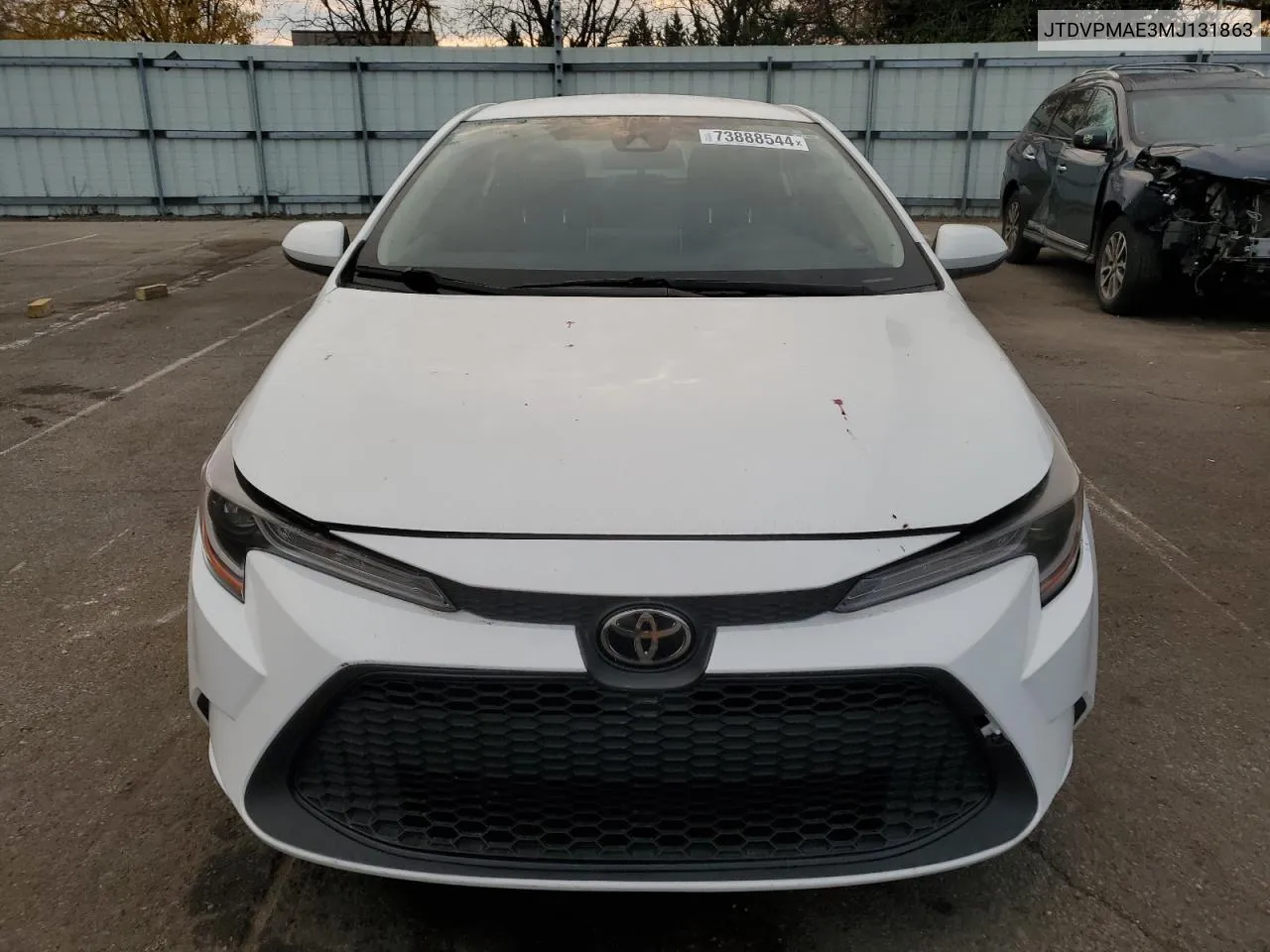 2021 Toyota Corolla Le VIN: JTDVPMAE3MJ131863 Lot: 73888544