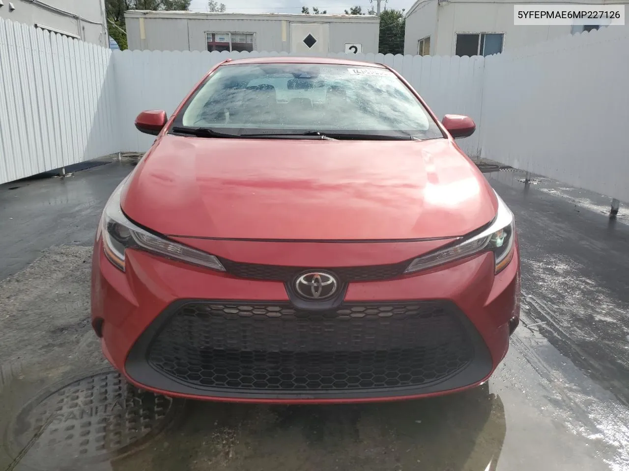 2021 Toyota Corolla Le VIN: 5YFEPMAE6MP227126 Lot: 74540464