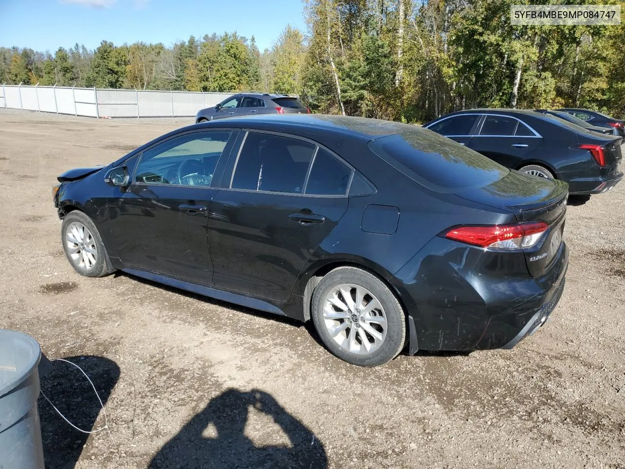 2021 Toyota Corolla Se VIN: 5YFB4MBE9MP084747 Lot: 75592584