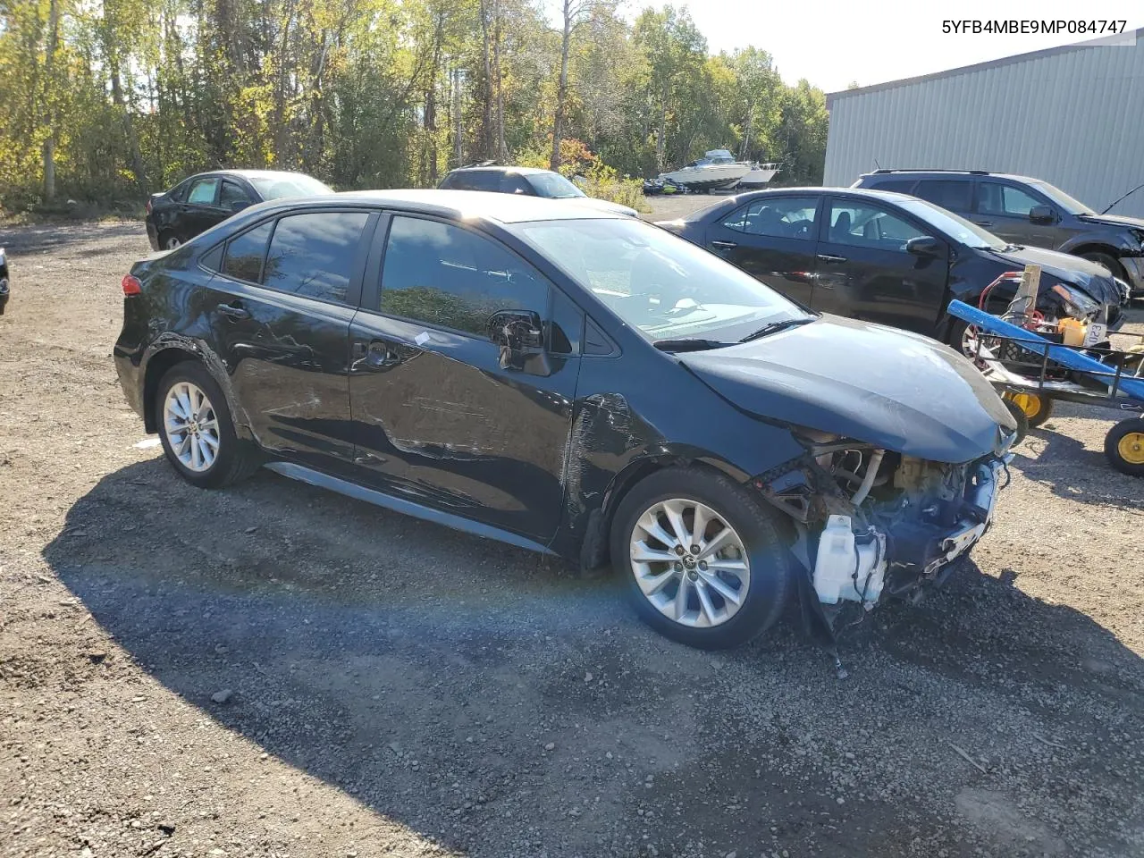 2021 Toyota Corolla Se VIN: 5YFB4MBE9MP084747 Lot: 75592584