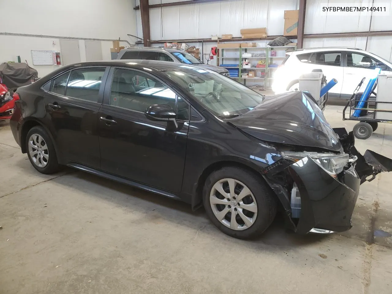 2021 Toyota Corolla Le VIN: 5YFBPMBE7MP149411 Lot: 76539844