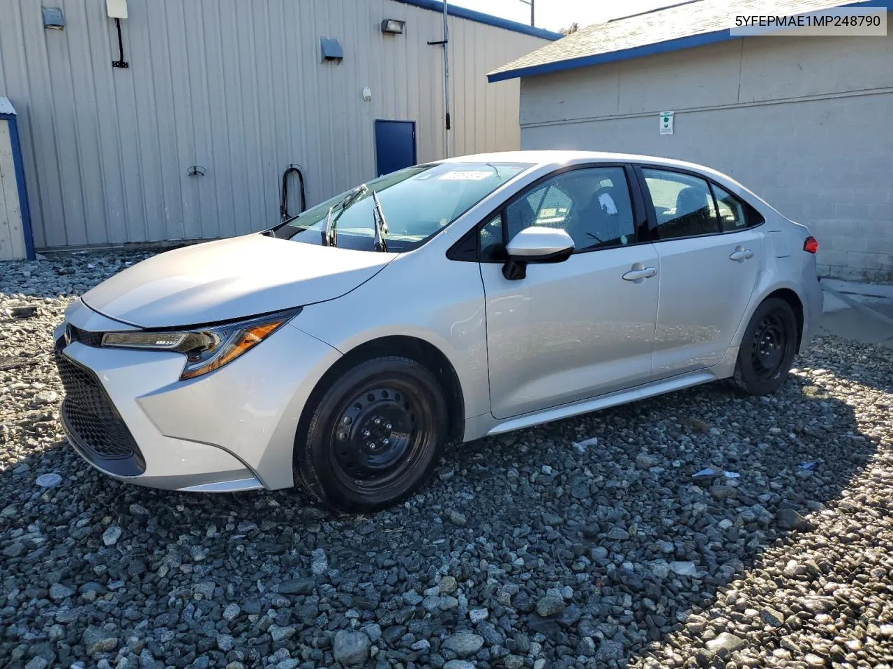 2021 Toyota Corolla Le VIN: 5YFEPMAE1MP248790 Lot: 76951874