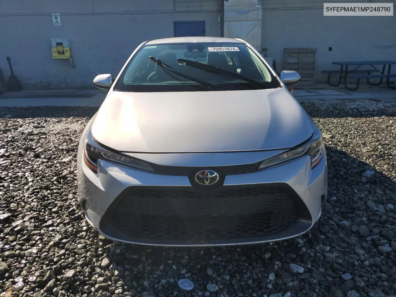 5YFEPMAE1MP248790 2021 Toyota Corolla Le