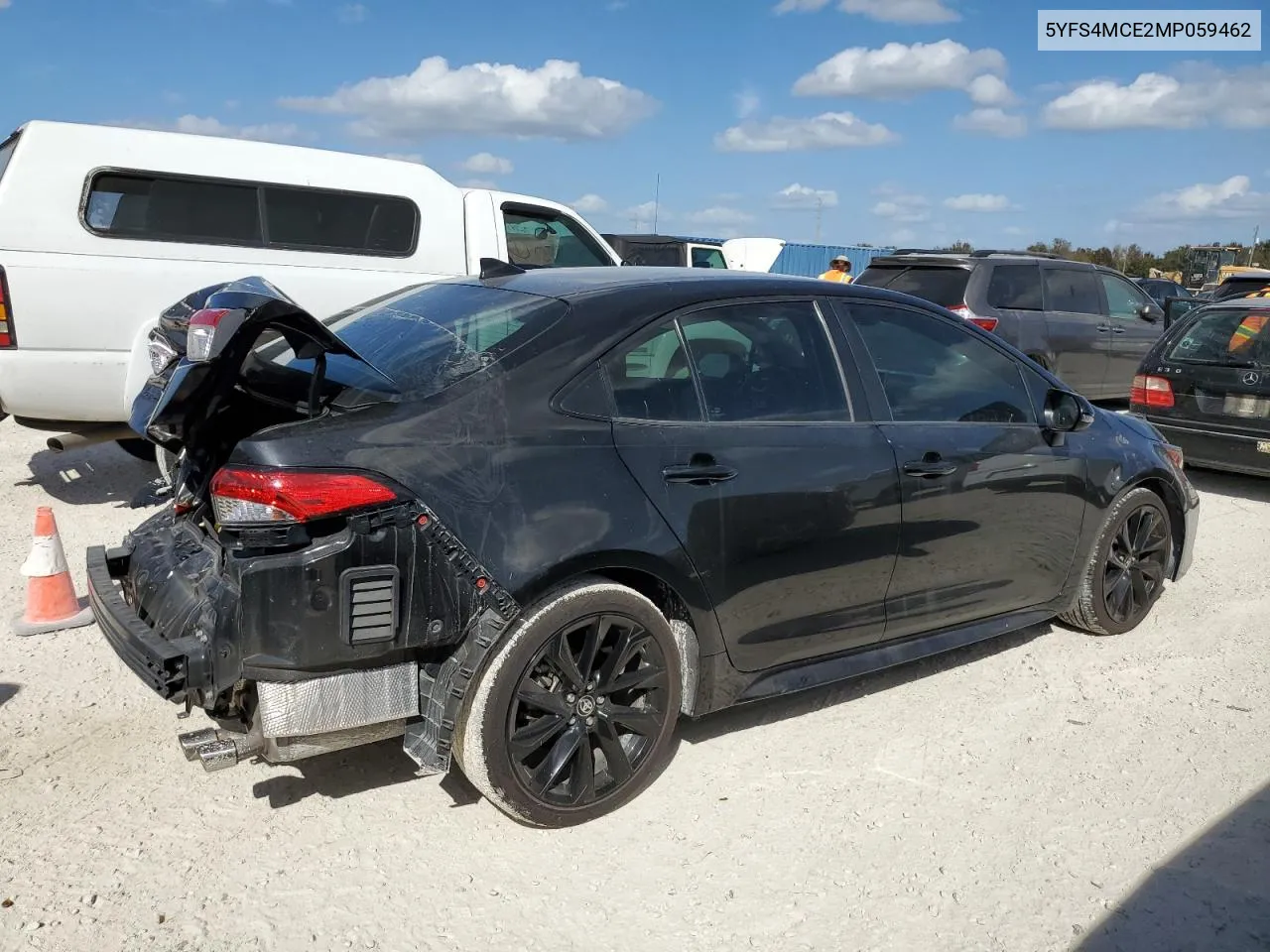 2021 Toyota Corolla Se VIN: 5YFS4MCE2MP059462 Lot: 77078224