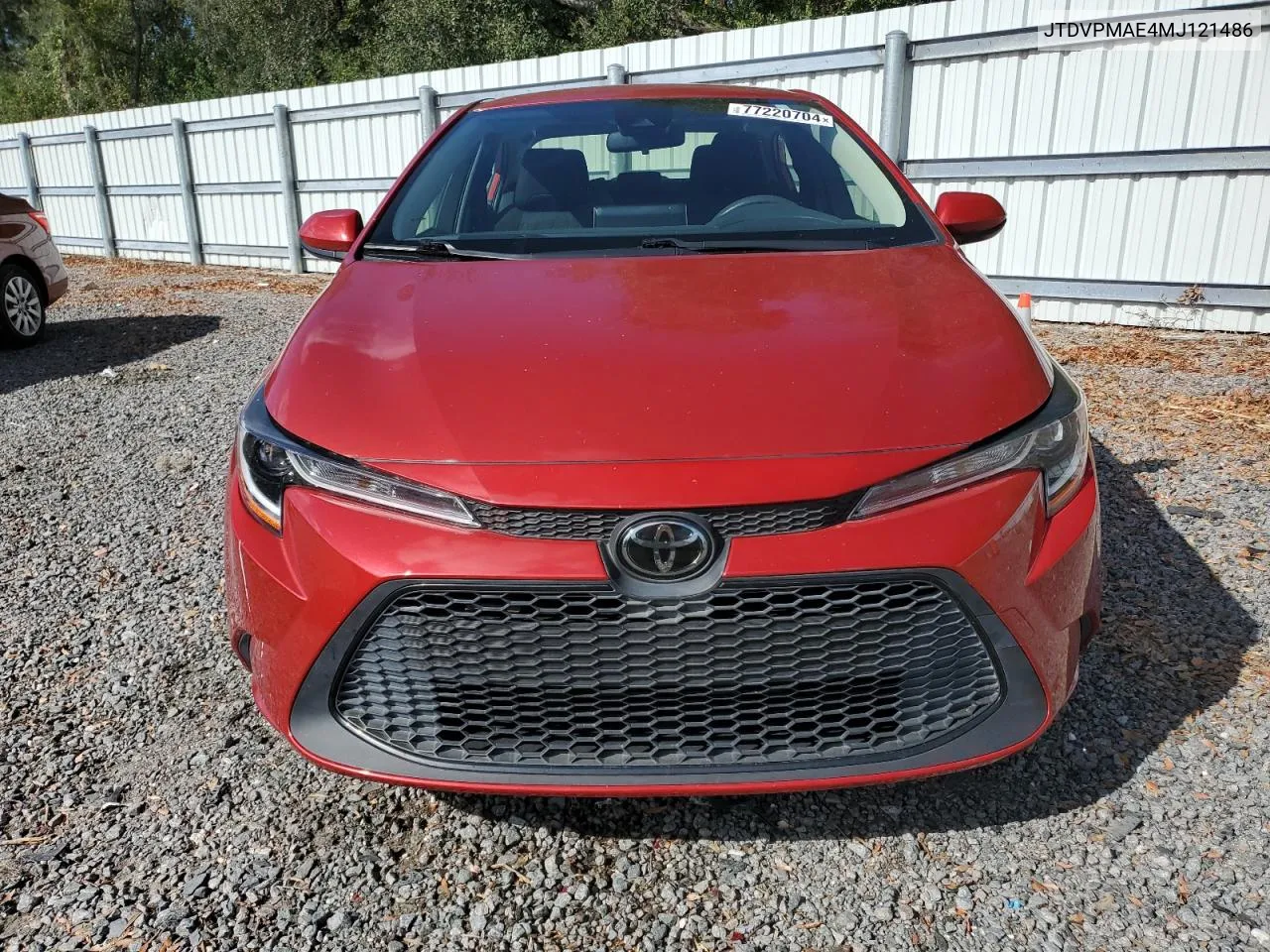 2021 Toyota Corolla Le VIN: JTDVPMAE4MJ121486 Lot: 77220704