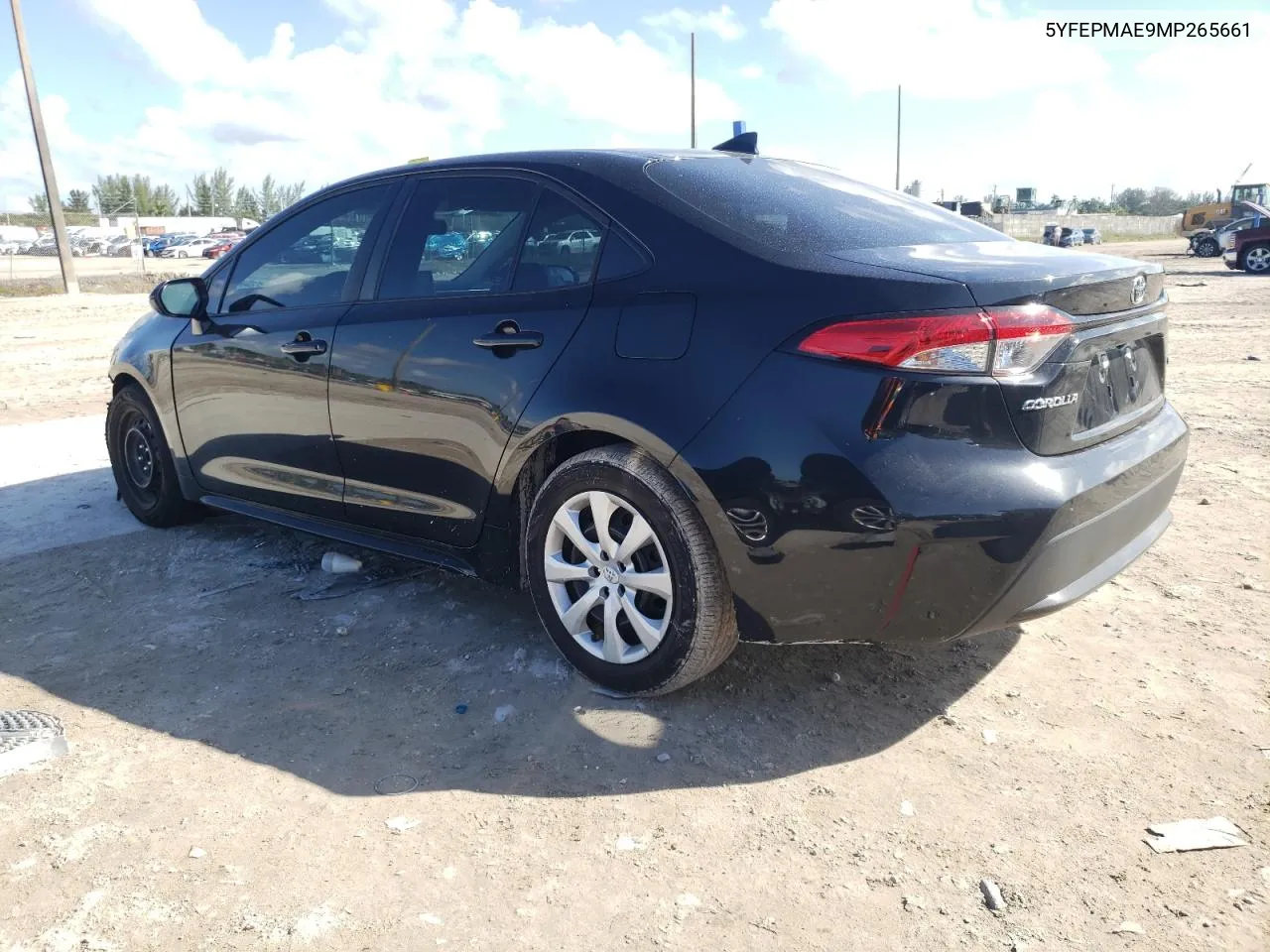 2021 Toyota Corolla Le VIN: 5YFEPMAE9MP265661 Lot: 77328074