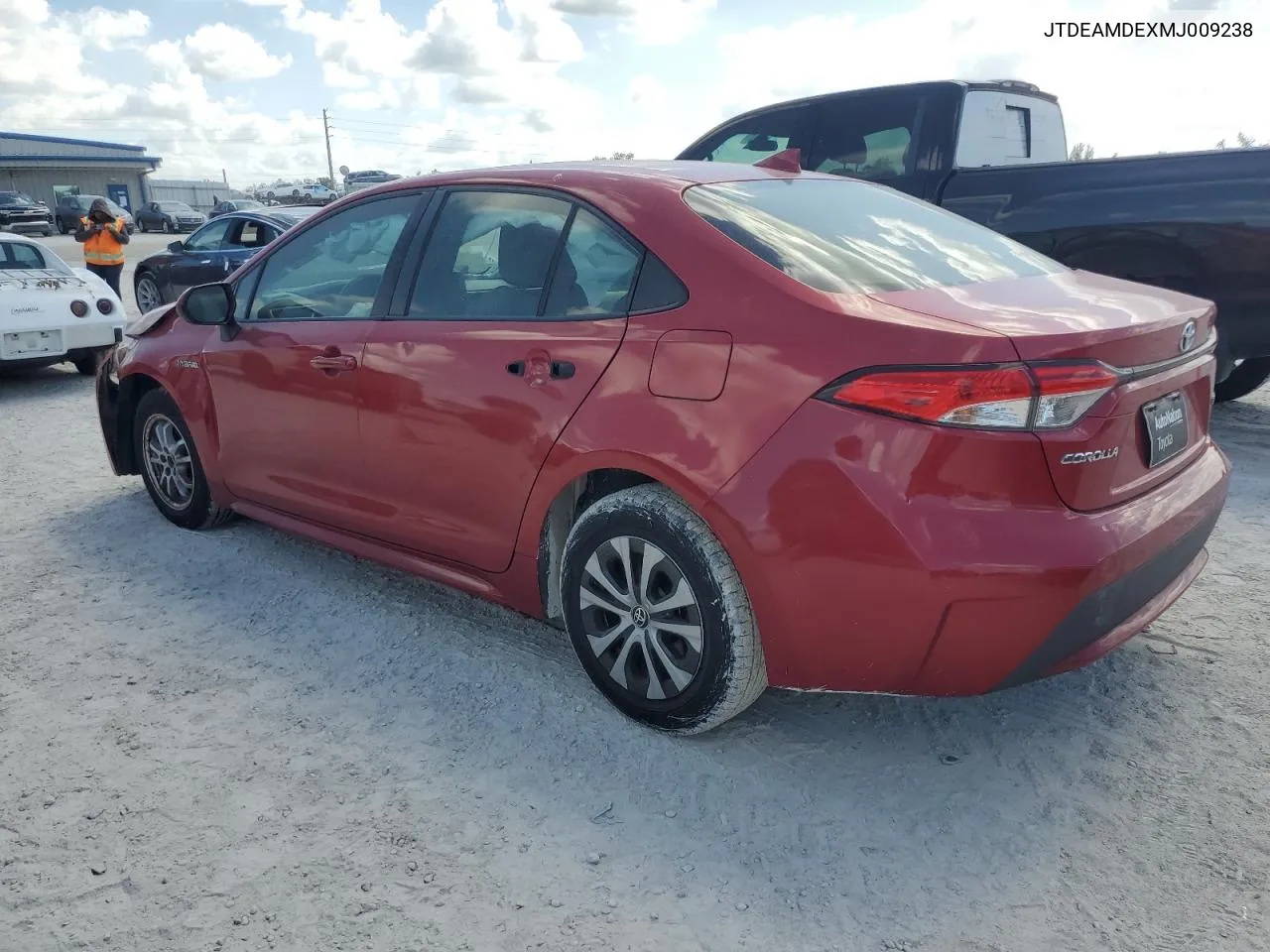 2021 Toyota Corolla Le VIN: JTDEAMDEXMJ009238 Lot: 77366924