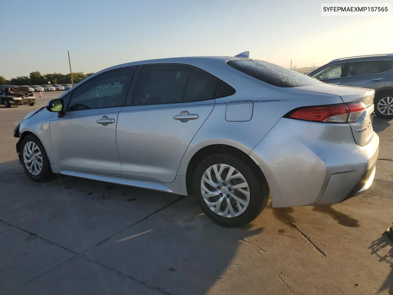 2021 Toyota Corolla Le VIN: 5YFEPMAEXMP157565 Lot: 77396794