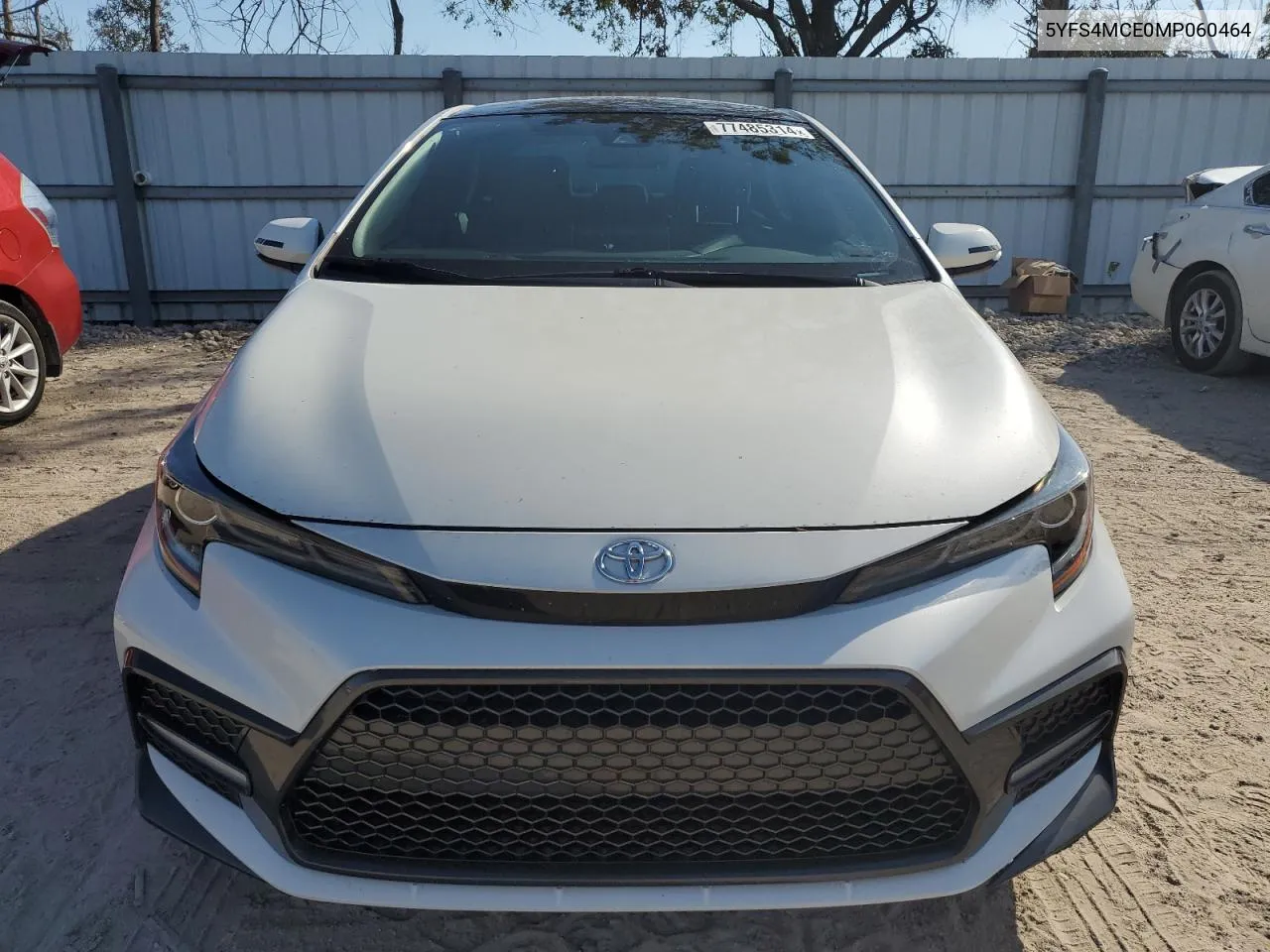 2021 Toyota Corolla Se VIN: 5YFS4MCE0MP060464 Lot: 77485314