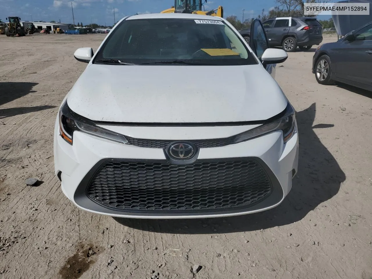 2021 Toyota Corolla Le VIN: 5YFEPMAE4MP152894 Lot: 77573004