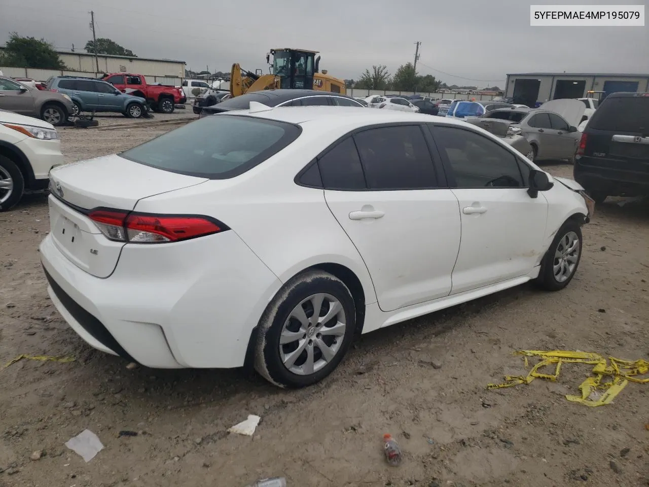 2021 Toyota Corolla Le VIN: 5YFEPMAE4MP195079 Lot: 77835294