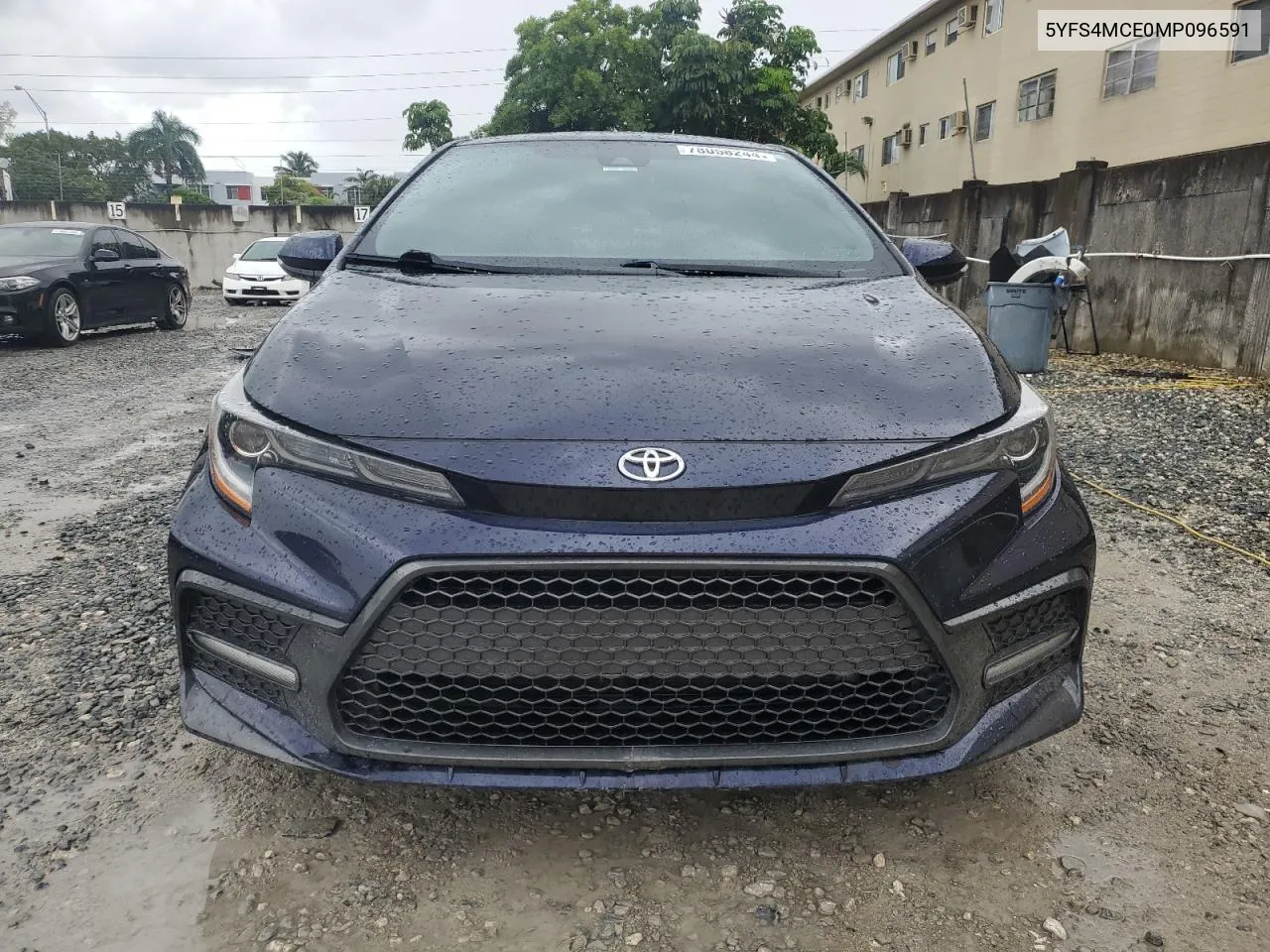 2021 Toyota Corolla Se VIN: 5YFS4MCE0MP096591 Lot: 78058244