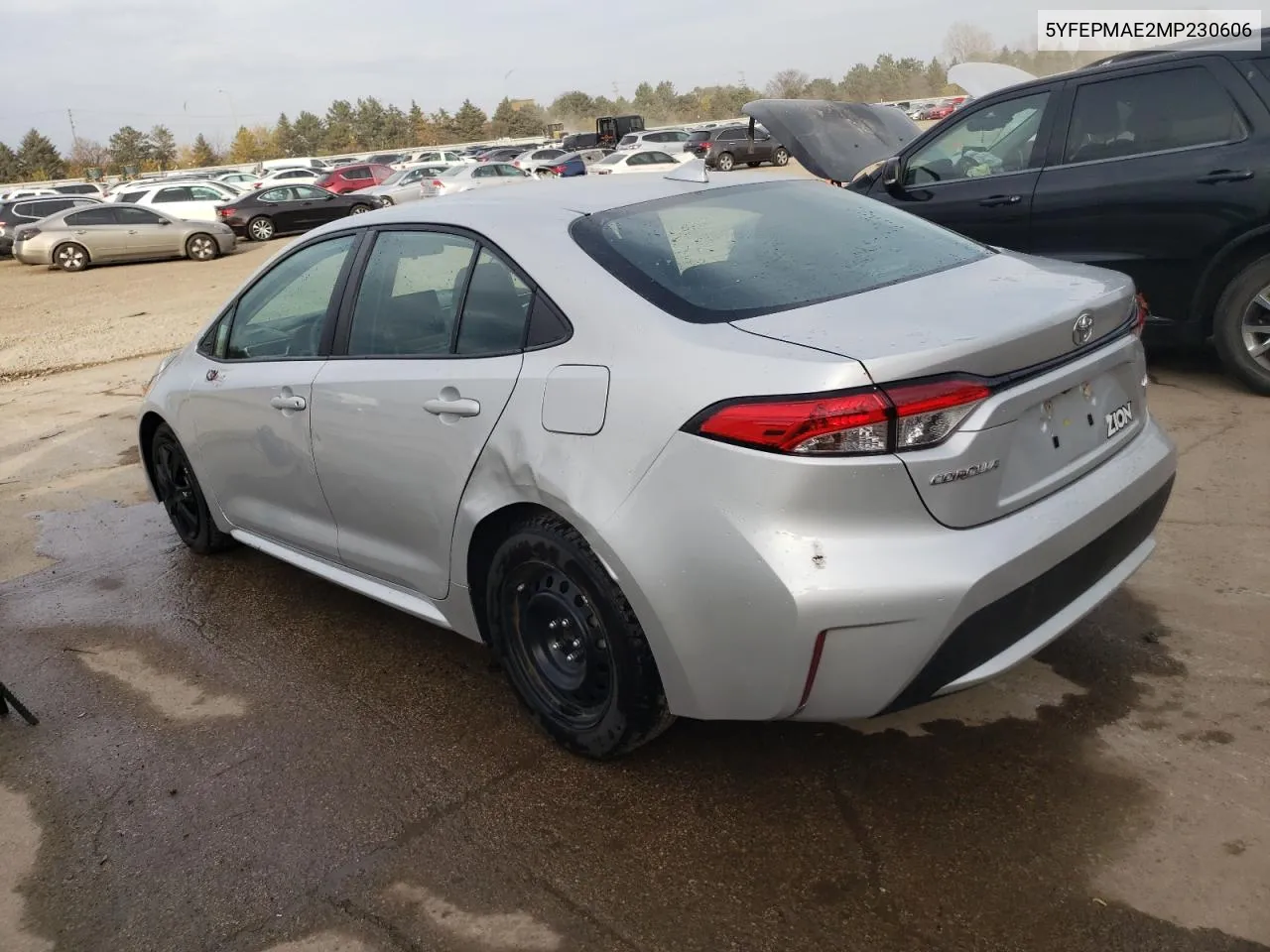 2021 Toyota Corolla Le VIN: 5YFEPMAE2MP230606 Lot: 78073314