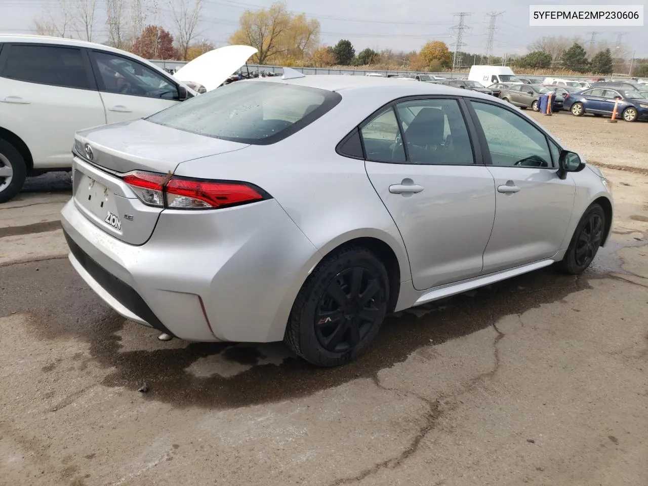 2021 Toyota Corolla Le VIN: 5YFEPMAE2MP230606 Lot: 78073314