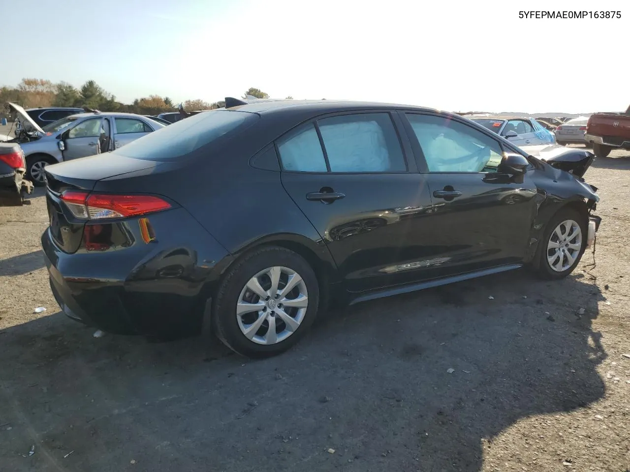 2021 Toyota Corolla Le VIN: 5YFEPMAE0MP163875 Lot: 78105934