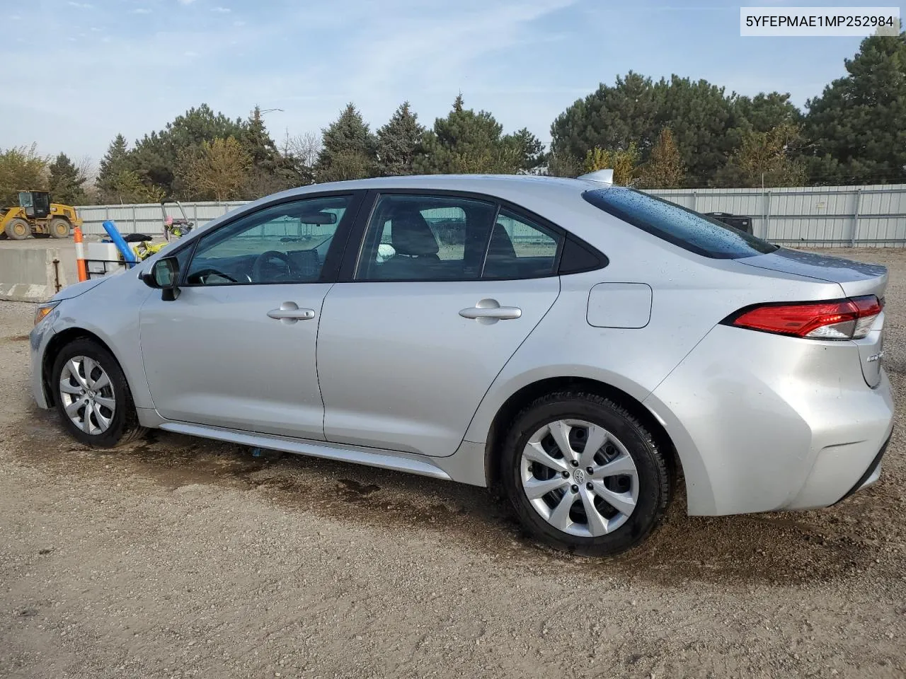 2021 Toyota Corolla Le VIN: 5YFEPMAE1MP252984 Lot: 78298634