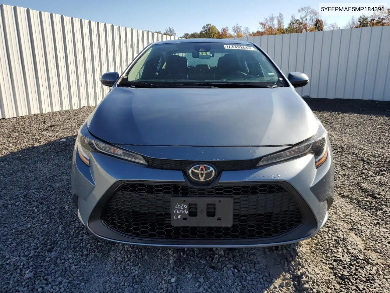 5YFEPMAE5MP184396 2021 Toyota Corolla Le