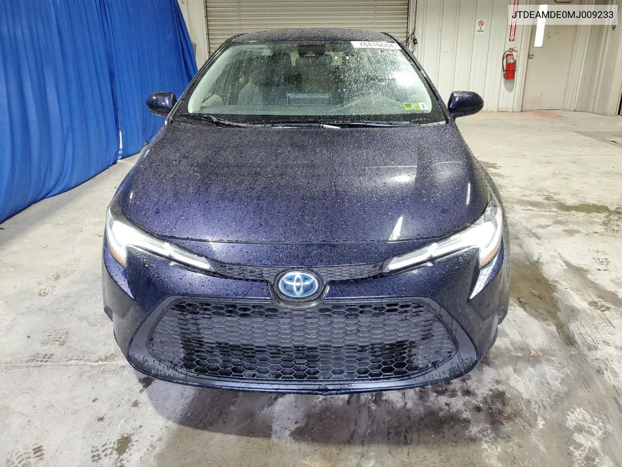 2021 Toyota Corolla Le VIN: JTDEAMDE0MJ009233 Lot: 78416684