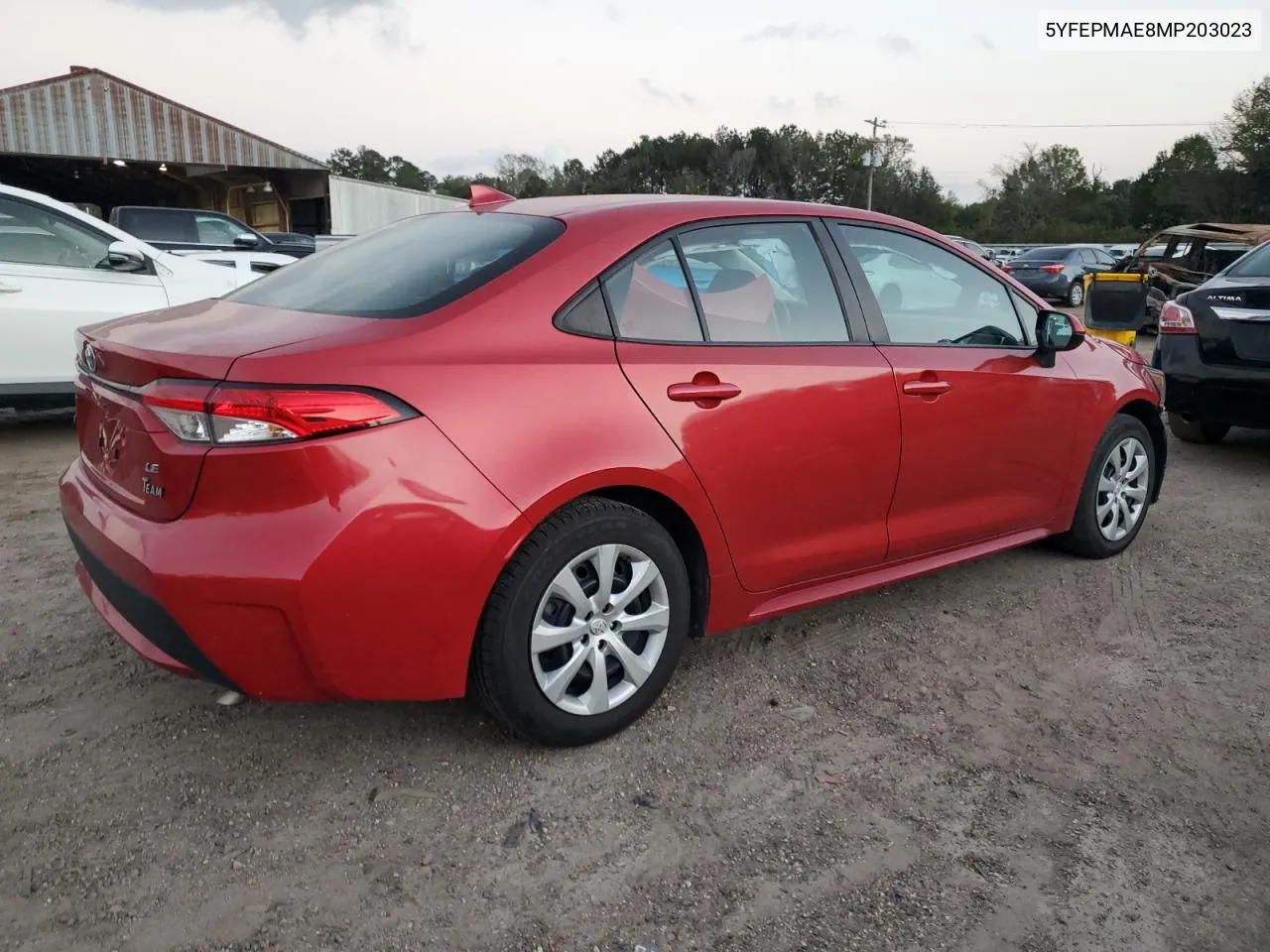 2021 Toyota Corolla Le VIN: 5YFEPMAE8MP203023 Lot: 78465754