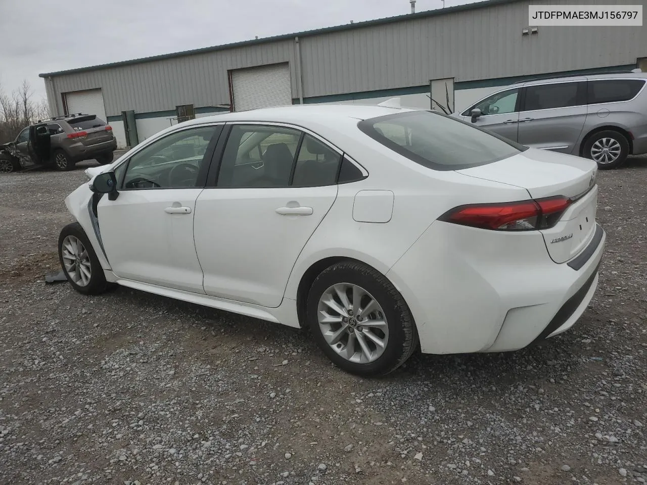 2021 Toyota Corolla Xle VIN: JTDFPMAE3MJ156797 Lot: 78633444