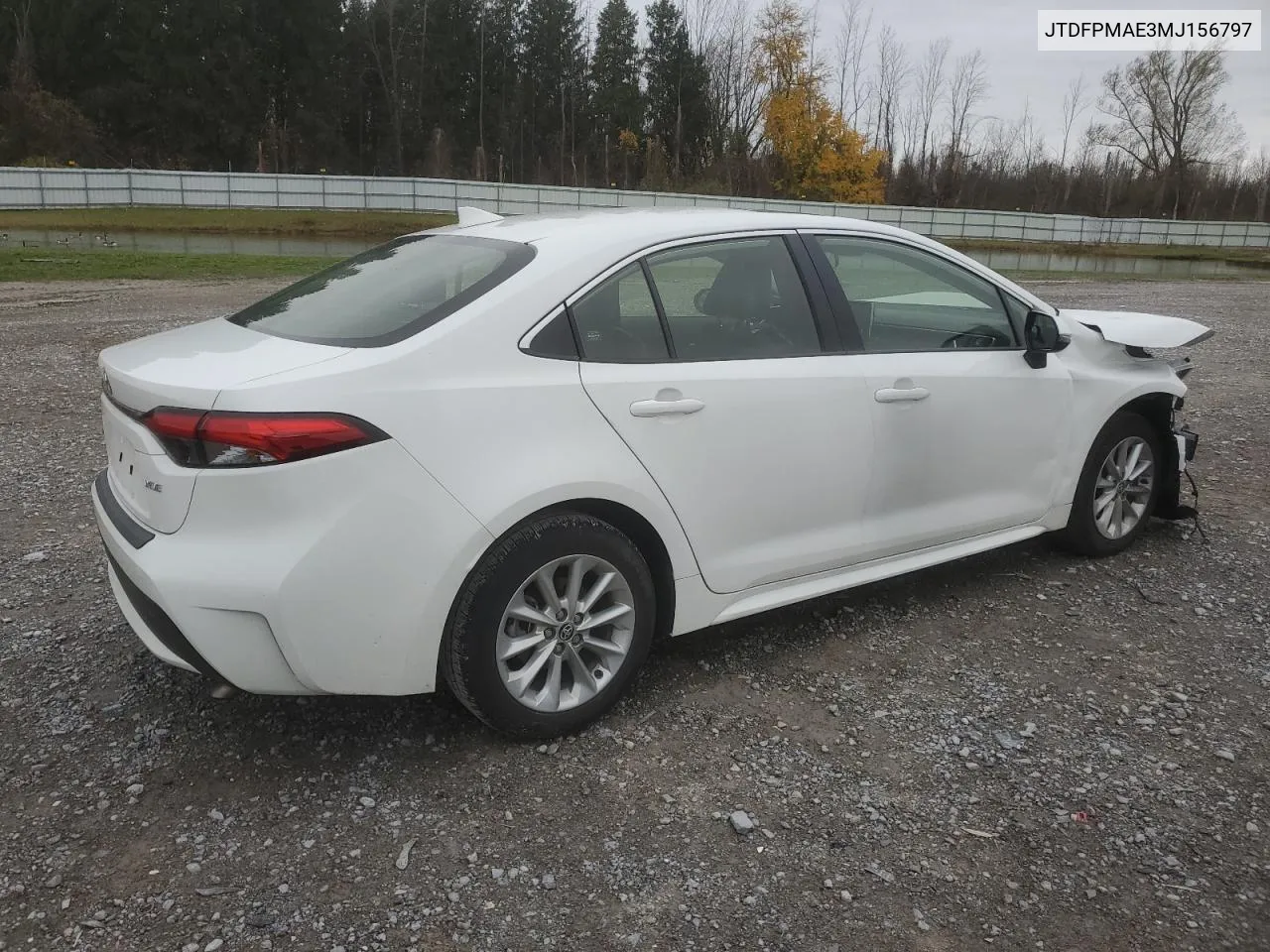 2021 Toyota Corolla Xle VIN: JTDFPMAE3MJ156797 Lot: 78633444