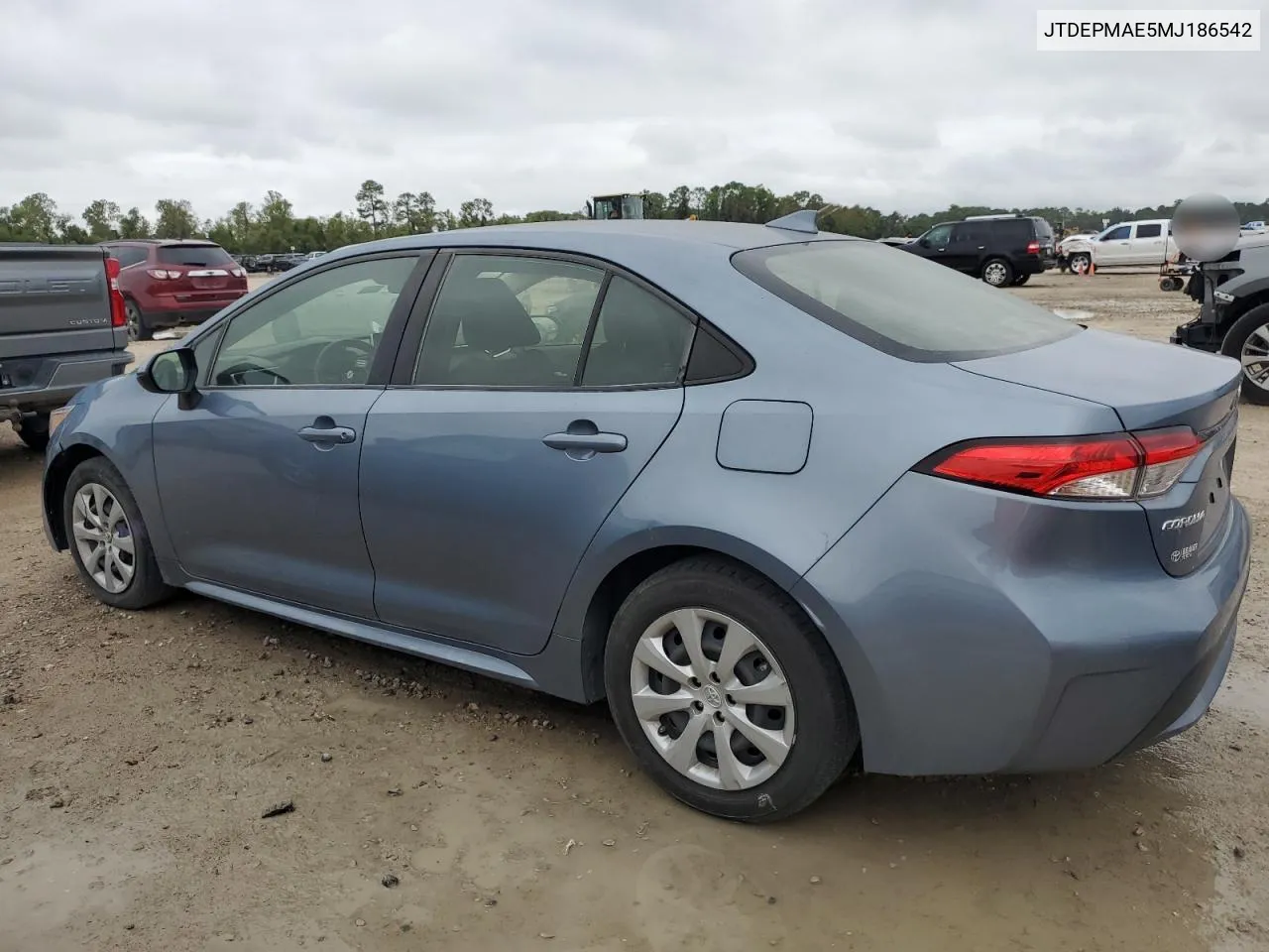 2021 Toyota Corolla Le VIN: JTDEPMAE5MJ186542 Lot: 78682484