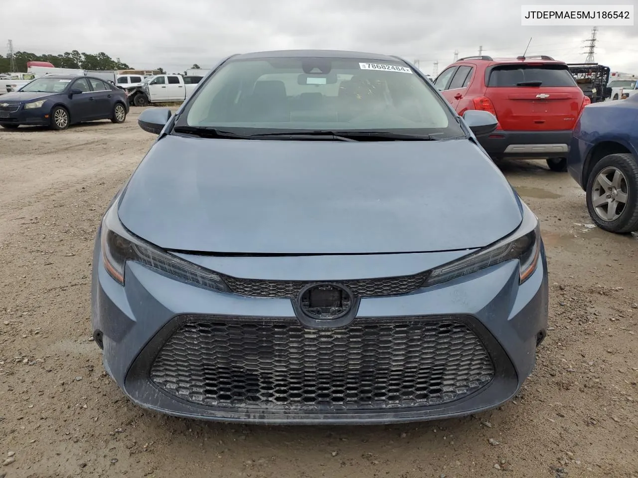 2021 Toyota Corolla Le VIN: JTDEPMAE5MJ186542 Lot: 78682484