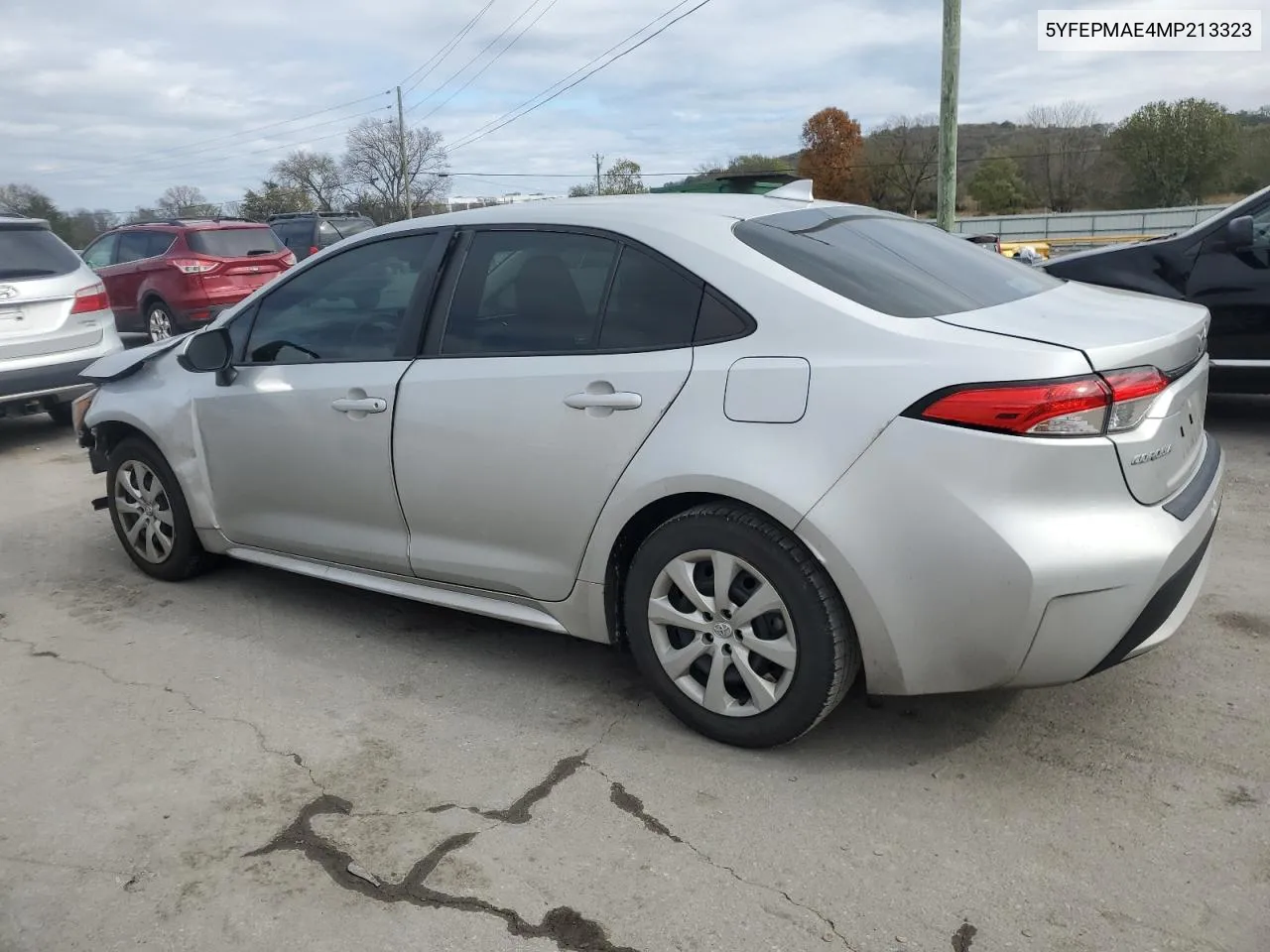 2021 Toyota Corolla Le VIN: 5YFEPMAE4MP213323 Lot: 78824174