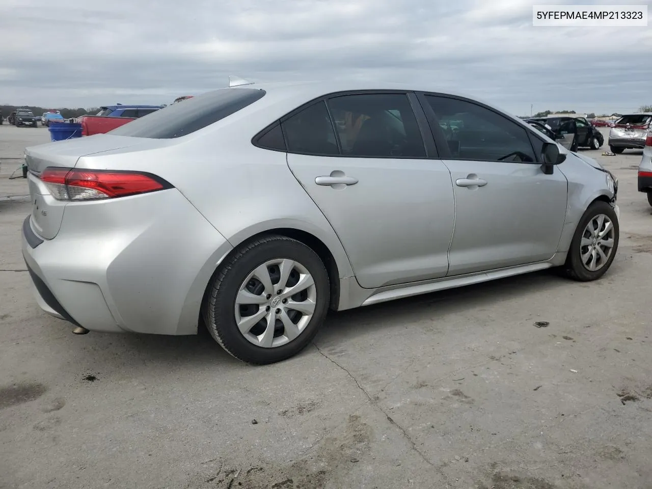 2021 Toyota Corolla Le VIN: 5YFEPMAE4MP213323 Lot: 78824174