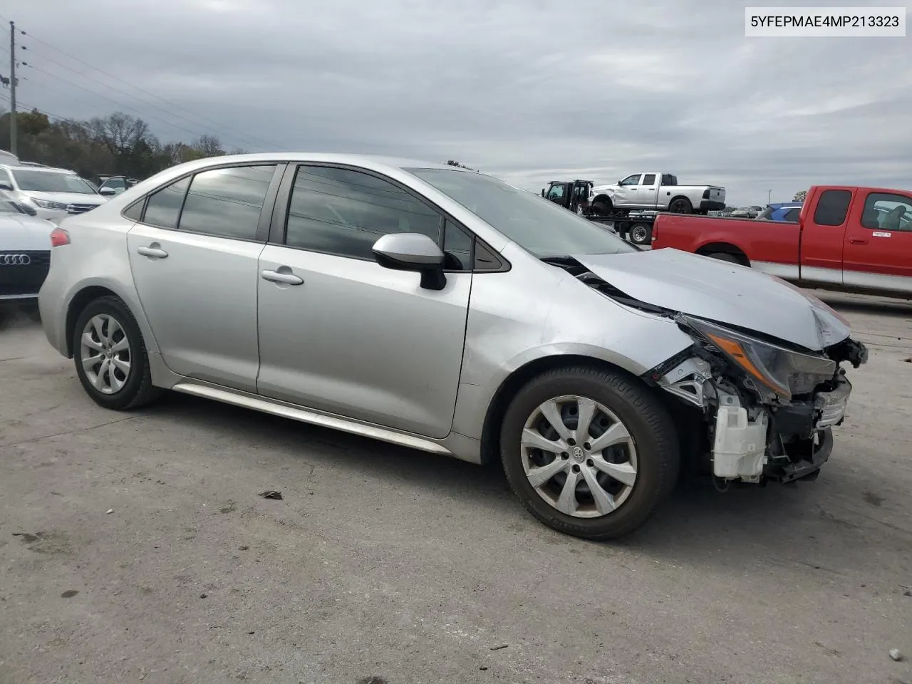 2021 Toyota Corolla Le VIN: 5YFEPMAE4MP213323 Lot: 78824174