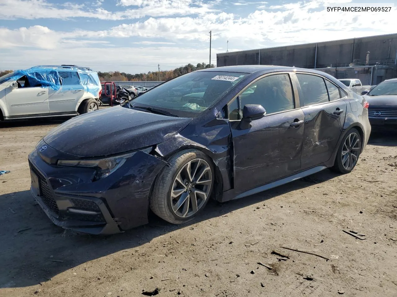 2021 Toyota Corolla Se VIN: 5YFP4MCE2MP069527 Lot: 79014244