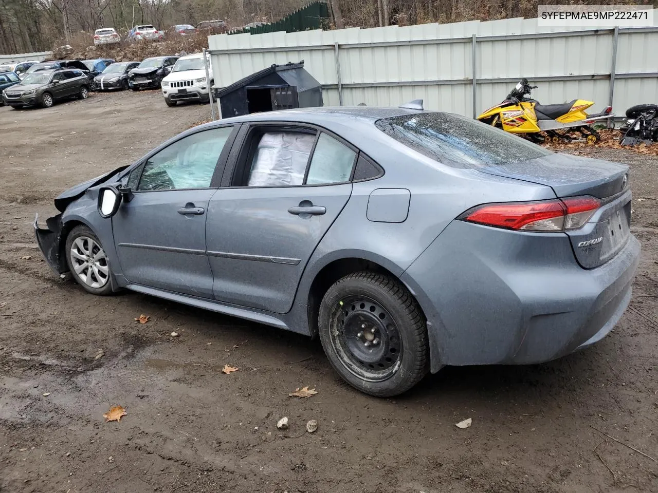 2021 Toyota Corolla Le VIN: 5YFEPMAE9MP222471 Lot: 79114604