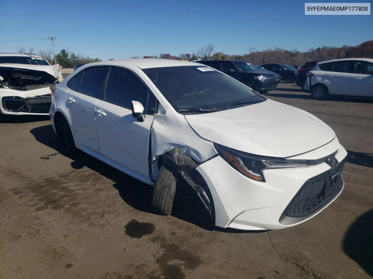 2021 Toyota Corolla Le VIN: 5YFEPMAE0MP177808 Lot: 79203054