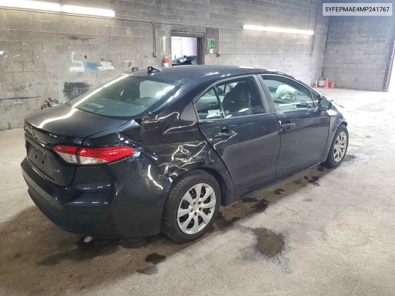 2021 Toyota Corolla Le VIN: 5YFEPMAE4MP241767 Lot: 79239074