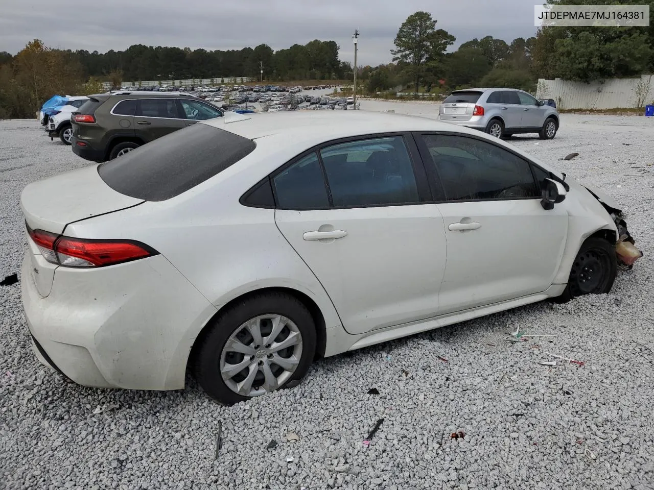 JTDEPMAE7MJ164381 2021 Toyota Corolla Le