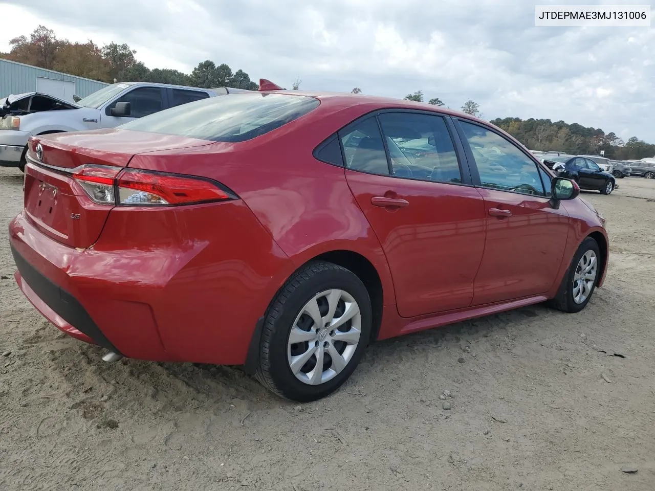 2021 Toyota Corolla Le VIN: JTDEPMAE3MJ131006 Lot: 79278274