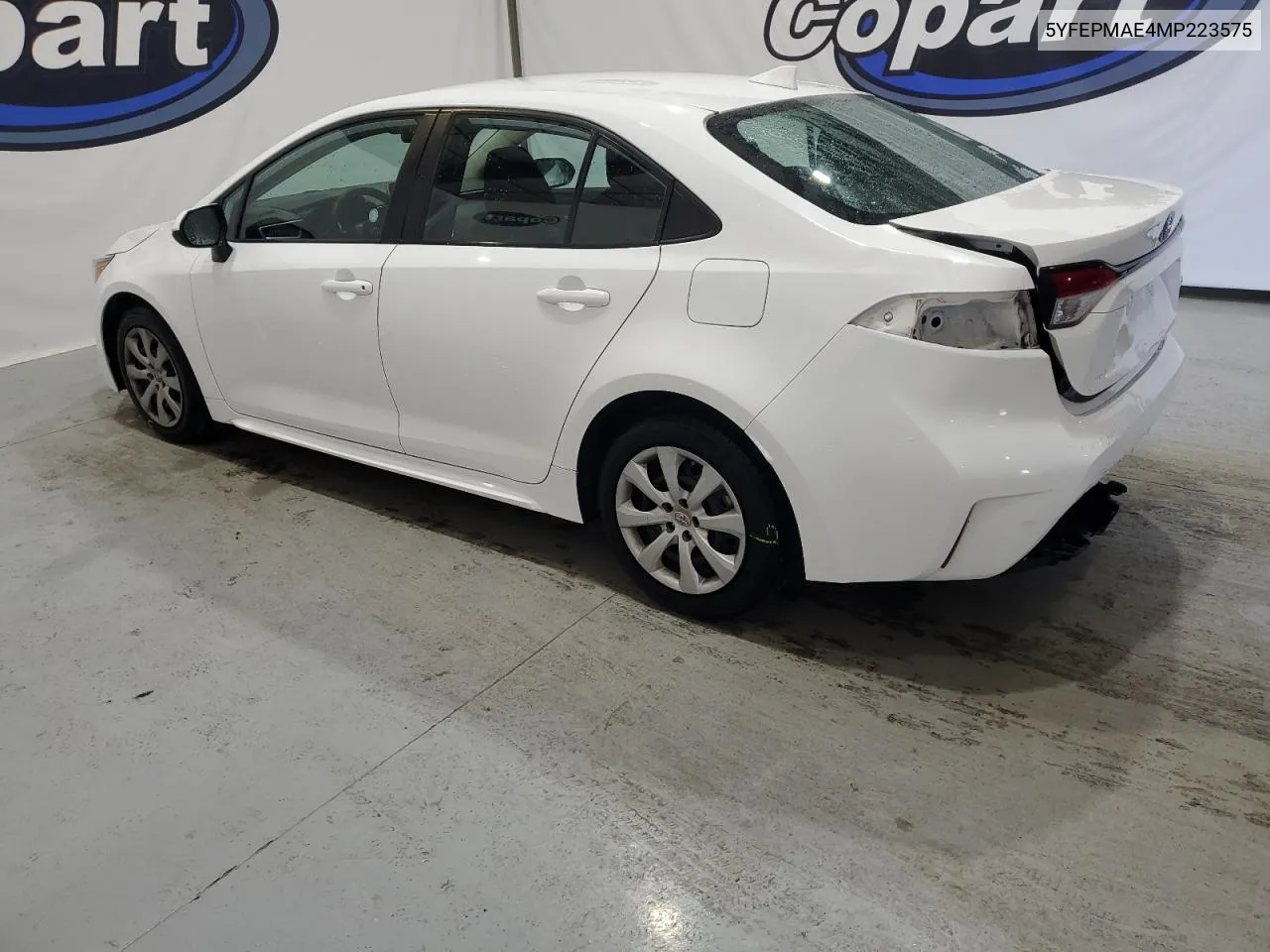 2021 Toyota Corolla Le VIN: 5YFEPMAE4MP223575 Lot: 79559654