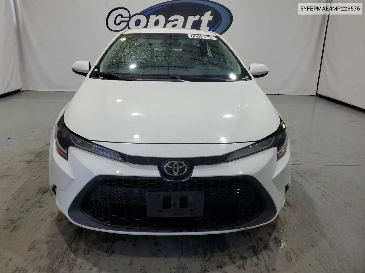 2021 Toyota Corolla Le VIN: 5YFEPMAE4MP223575 Lot: 79559654