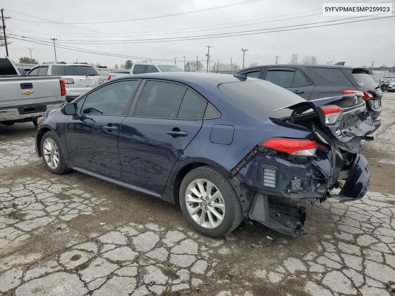 2021 Toyota Corolla Le VIN: 5YFVPMAE5MP259923 Lot: 79577934