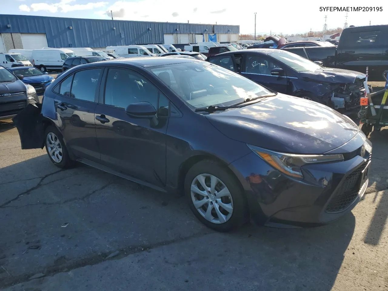 2021 Toyota Corolla Le VIN: 5YFEPMAE1MP209195 Lot: 79888764