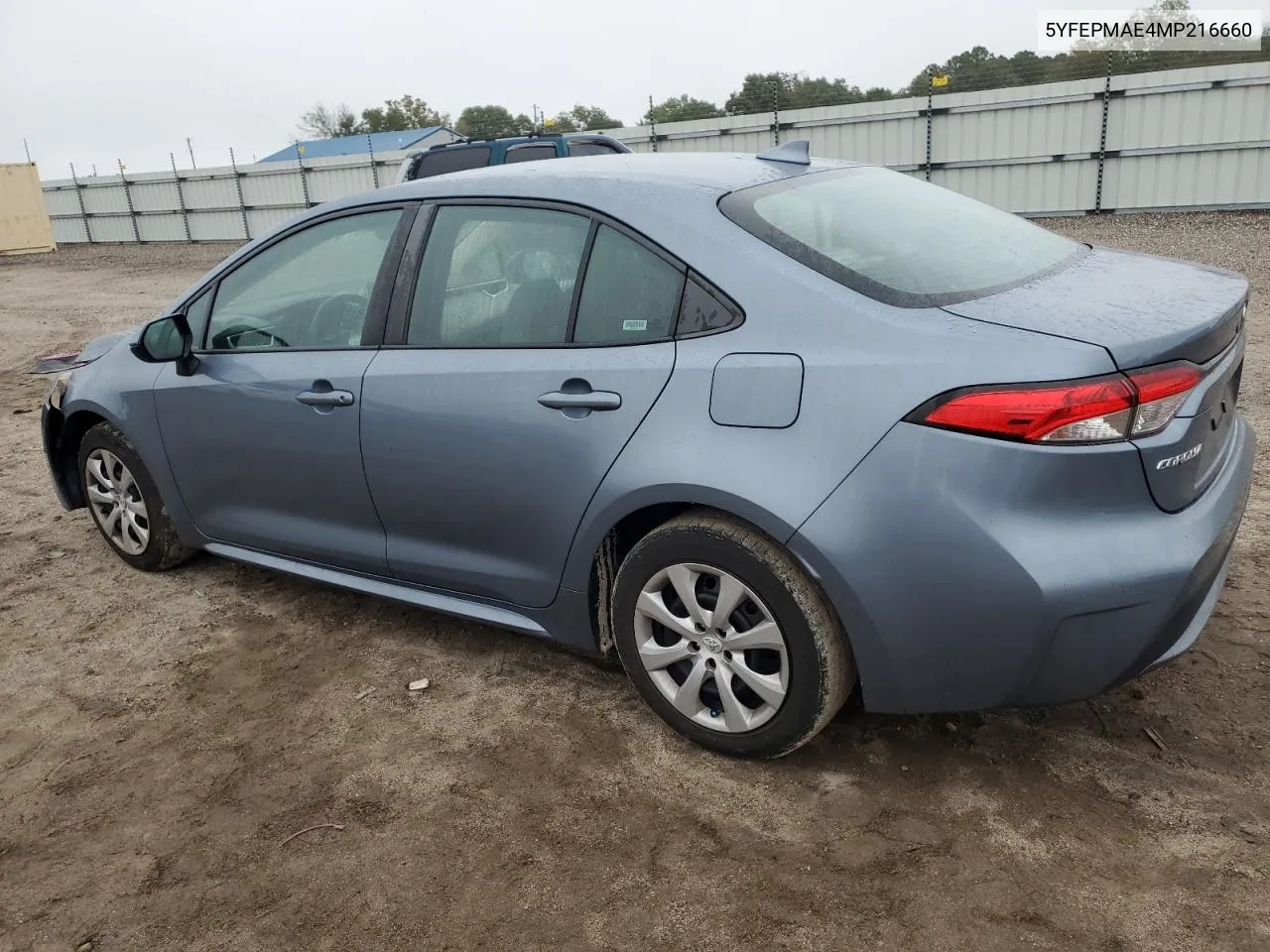 2021 Toyota Corolla Le VIN: 5YFEPMAE4MP216660 Lot: 79911154